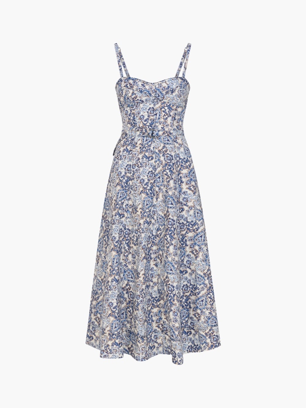 Hill House Home The Fiona Dress - Chedworth Paisley Blue Size SChedworth Paisle
